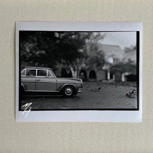 Mini Vintage Benz II - Darkroom Film Photography Print